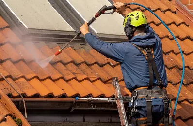 Démoussage et hydrofuge de toiture à Sissy